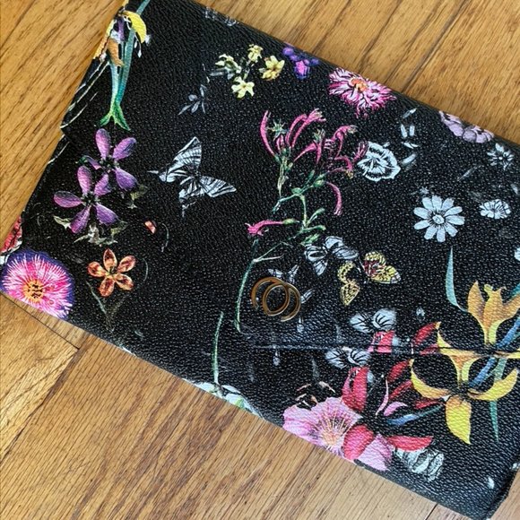 Black Floral Clutch - Picture 1 of 3